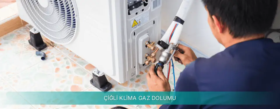 Çiğli İlçemi Siemens Klima Gaz Dolumu